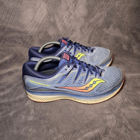 Saucony Shoes - Saucony Triumph ISO Running Shoes Womens Sz 11 Athletic Sneakers Trainers Blue.